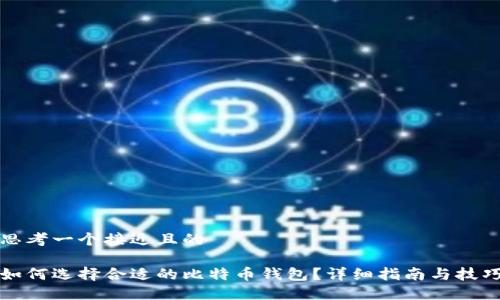 思考一个接近且的

如何选择合适的比特币钱包？详细指南与技巧