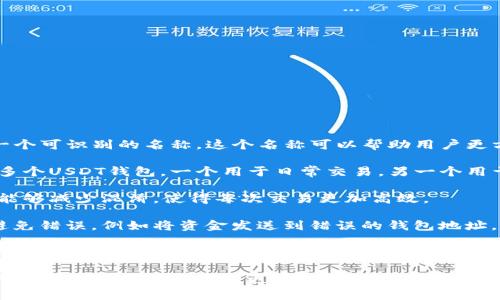 USDT钱包别名是指在存储和管理USDT（Tether）这一加密货币时，用户为其钱包设置的一个可识别的名称。这个名称可以帮助用户更方便地管理多个钱包或账户，特别是在需要频繁操作时。以下是对这一概念的进一步解释：

1. **功能意义**：钱包别名使得用户能够轻松识别不同的钱包。例如，一个用户可能会有多个USDT钱包，一个用于日常交易，另一个用于投资。通过给每个钱包设置不同的别名，用户可以快速区分和选择对应的钱包进行操作。

2. **用户体验**：钱包别名提高了用户体验。当用户在选择或管理钱包时，视觉上的分类能够减少混淆，使得每次交易更加高效。

3. **安全性**：尽管别名并不直接增加钱包的安全性，但实际上它有助于用户在操作时避免错误，例如将资金发送到错误的钱包地址。

4. **个性化**：用户可以根据自己的习惯和需求给钱包命名，从而使其管理过程更加个性化和贴合自身使用习惯。

总的来说，USDT钱包的别名是用户便于识别和管理其交易账户的一种方式，使得数字资产的管理在某种程度上更加人性化。