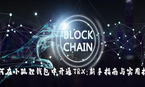 如何在小狐狸钱包中开通TRX：新手指南与实用技巧